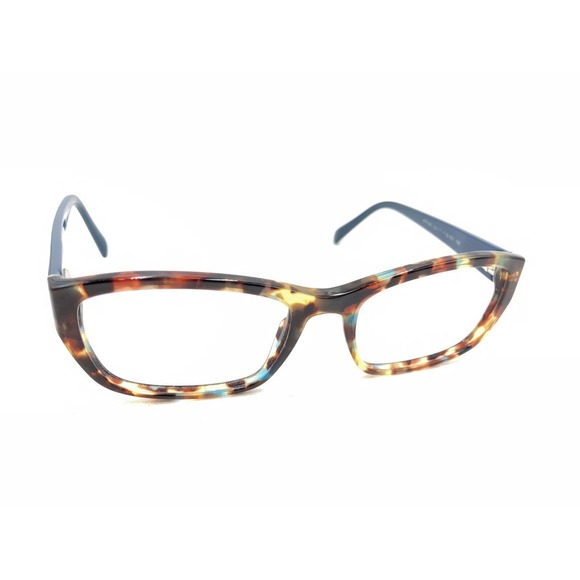 Prada VPR 18O NAG-1O1 Tortoise Brown Blue Green Eyeglasses Frames 54-18 135 - Picture 1 of 12